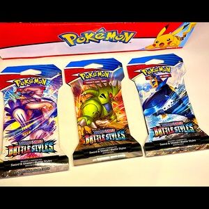 Pokémon Battle Styles 3 Pack Booster SEALED